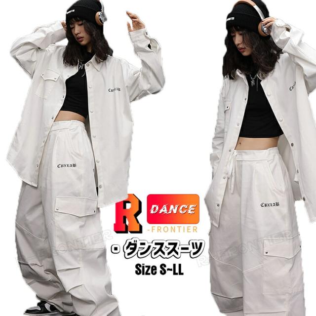 ダンス衣装白 大人 韓国 k-pop 衣装 ダンス衣装 K−POP セットアップ レディース ヒップホップ 高校生 へそ出し ジャズダンス 衣装 ダンスウェア