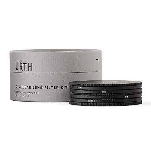 Urth 72mm UV, 偏光 (CPL), ND8, ND1000 レンズフィルターキット (プラス