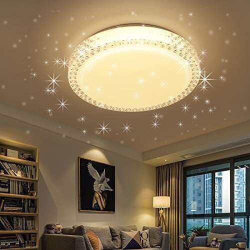 LED シーリングライト 星空効果 35W 8~10畳 無段階調光調色