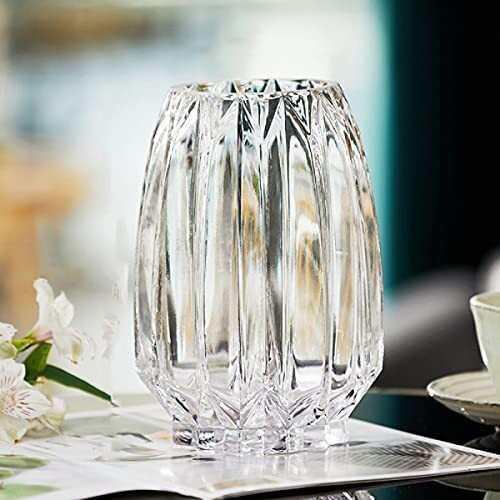 花瓶 ガラス 透明 花器 20cm フラワーベース ガラスベース ガラス