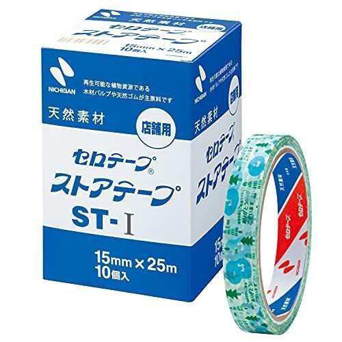 ニチバン セロテープ ストアテープ 10巻 15mm×25m ST-I10PAZ 簡易包装