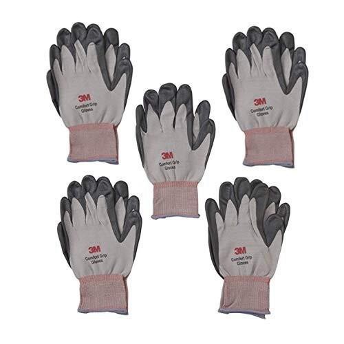 3M コンフォートグリップグローブ グレー Lサイズ 5双パック GLOVE-L-5P