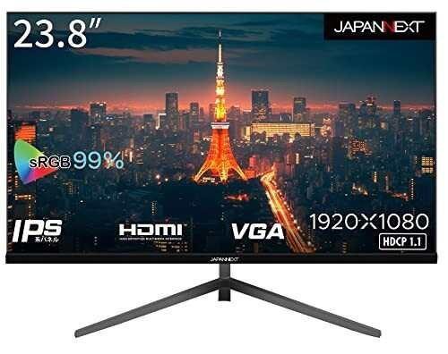 JAPANNEXT 23.8インチIPSパネル搭載 フルHD液晶モニター JN-IPS2380FHD