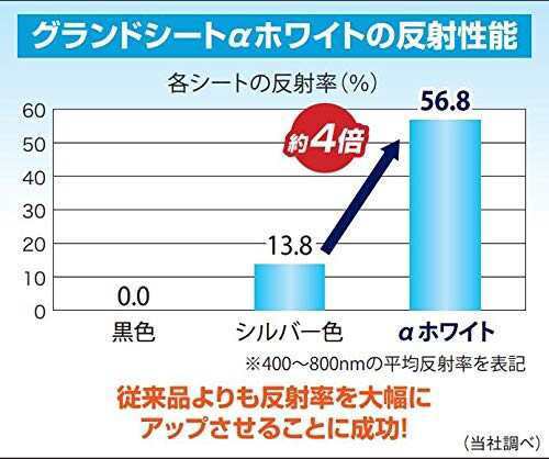 ダイオ化成 フィルム ダイオグランドシート アルファホワイト 抗菌剤