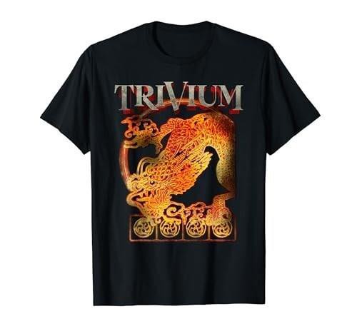 Trivium Spray ステンシルドラゴン Tシャツ