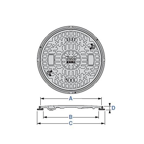 Joto マンホール丸枠セット 350型 JM-350Bの通販はau PAY マーケット