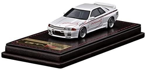 ignition model 1/64 ニッサン Skyline GT-R Mines (R32) White 完成品 IG3017