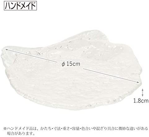 東洋佐々木ガラス 小皿 清露 日本製 クリア 約φ15×1.8cm 40248