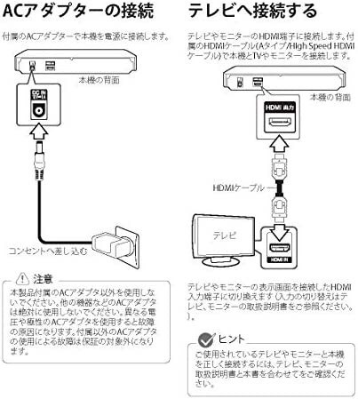 LG ブルーレイプレーヤー フルHDアップコンバート HDMIケーブル付属