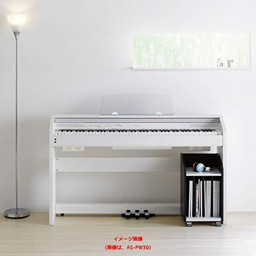 朝日木材加工 楽譜収納 PIANO WAGON 幅30cm 奥行29cm 高さ52cm