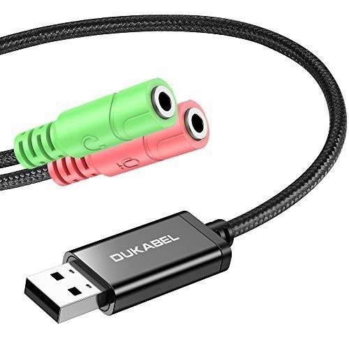 9.8 inch 25 cm DuKabel USBオーディオアダプター USB 3.5mm