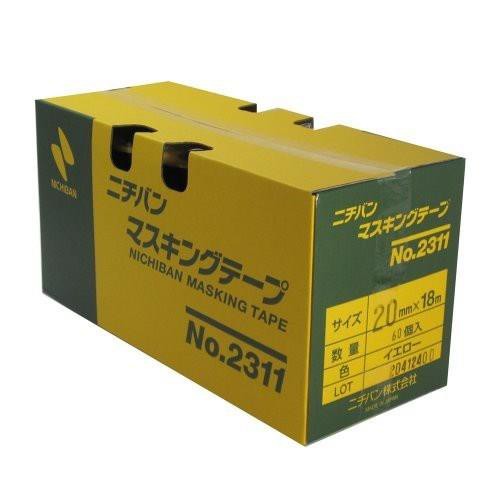 ニチバン No.2311 マスキングテープ(車両用) 20mm×18M 60巻入