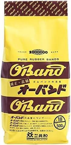 輪ゴム オーバンド #18 500g袋 アメ色 GH-015 標準サイズ 共和