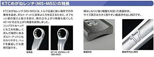 京都機械工具(KTC) 45度ロングめがねレンチ セット 10本組 M2510の通販