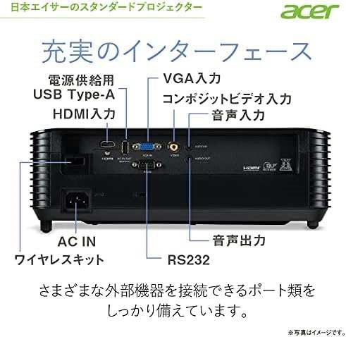 日本エイサー Acer公式 スタンダードプロジェクター X1228i ワイヤレス