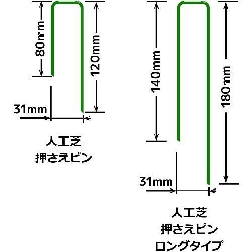 TRUSCOトラスコ 人工芝押さえピン 50本入 JSOP-50P - ガーデニング