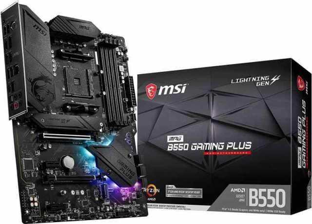 MSI マザーボード MPG B550 GAMING PLUSA ATX AMD B550 チップセット搭載 Ryzen 5000 シリーズプロセッサー MB5873