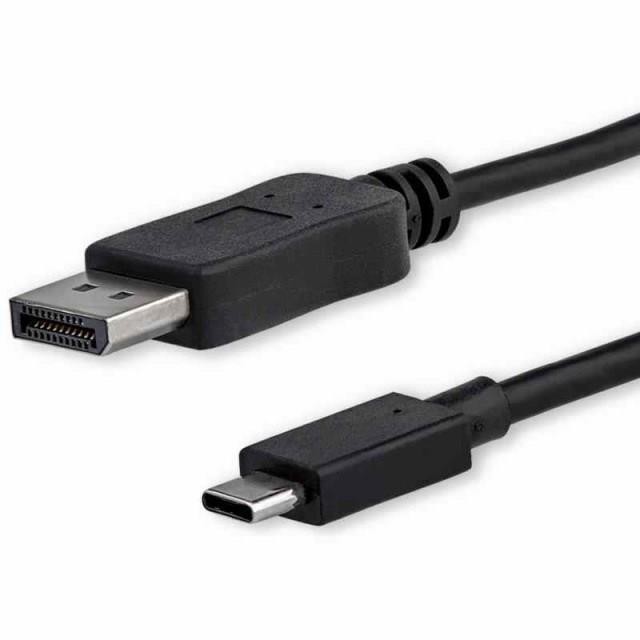 USB-C - DisplayPortディスプレイケーブル USB Type-C - ディスプレイポート変換アダプタ 1m 4K60Hz ブラック CDP2DPMM1MB