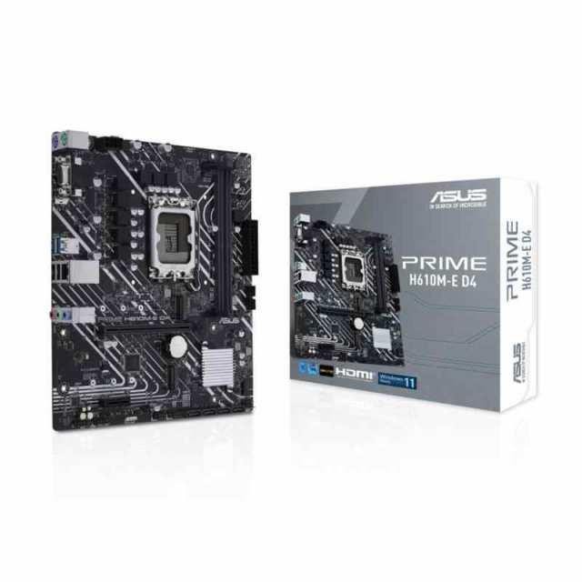 ASUS INTEL 第12世代CPULGA1700対応 H610 チップセット mic-ATX マザーボード PRIME H610M-E D4 国内品