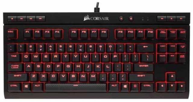 CORSAIR Corsair USB-A K63 Red LED -日本語キーボード- Cherry MX Redキースイッチ採用 コンパクト テンキーレスゲーミングキーボード