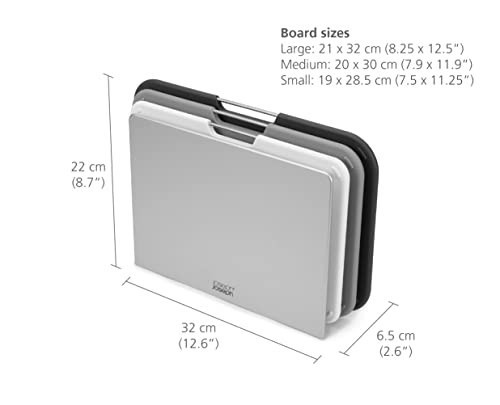 Joseph Joseph ジョセフジョセフ 食洗器対応 色分けで簡単使い分け まな板セット ネストボード レギュラー32 x 6.5 x 22 c