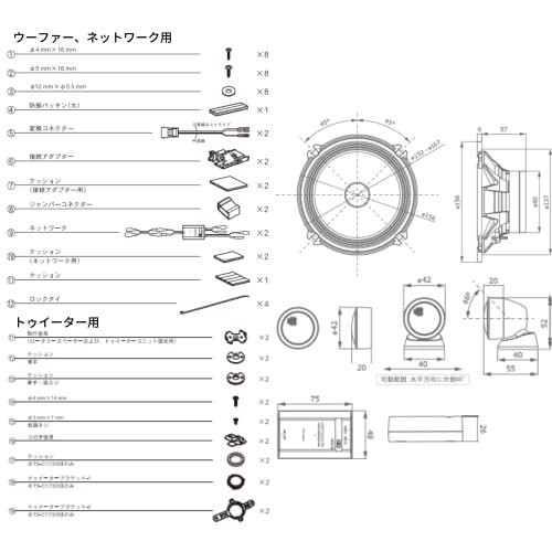 パイオニア スピーカー カロッツェリア TS-C1730S-2 17cm セパレート2ウェイ ハイレゾ対応