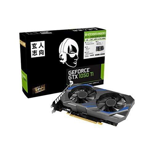 玄人志向 NVIDIA GeForce GTX 1050Ti 搭載 グラフィックボード 4GB デュアルファン GF-GTX1050Ti-E4GBDF3