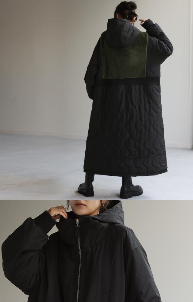 ロング MA-1 「 捨て面なし。」 リバーシブル アウター レディース