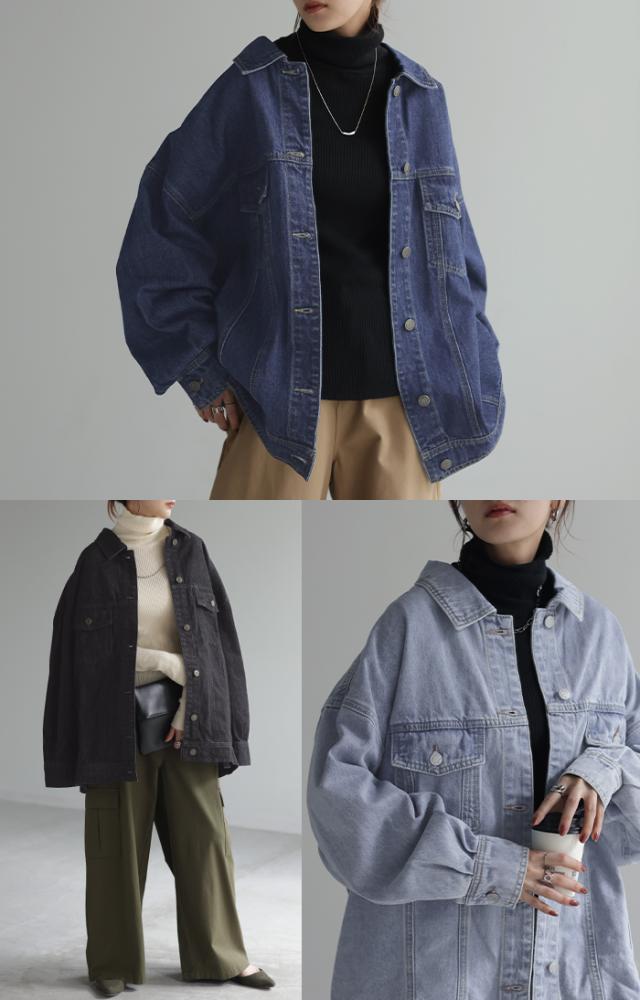 Gジャン ビッグ オーバーサイズ デニム アウター デニムジャケット