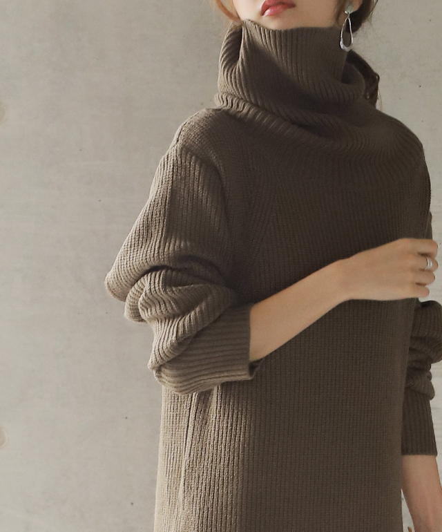 やわらか「 大人 の ニットワンピ 」ワンピース レディース ニット