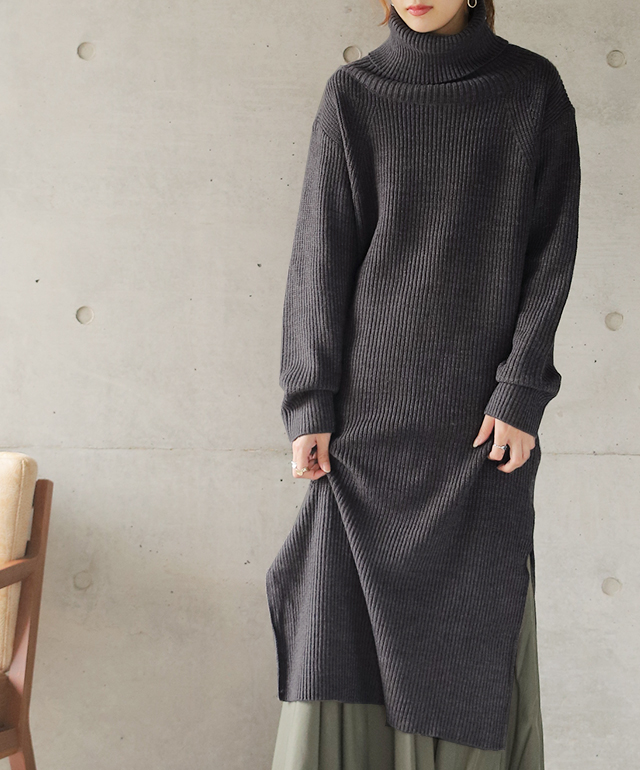 やわらか「 大人 の ニットワンピ 」ワンピース レディース ニット