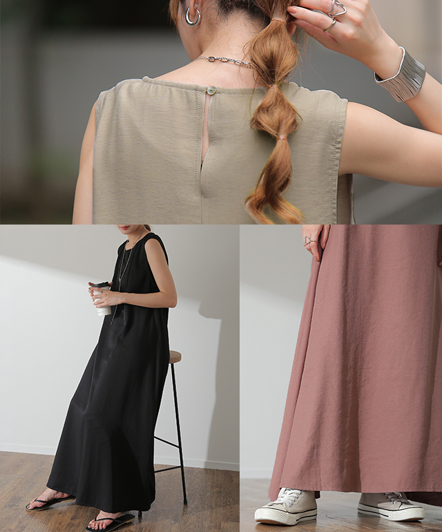 美品✨ounce オンス 韓国 ロング テントワンピース　3way ロングワンピース | ファッション通販サイト NUGU
