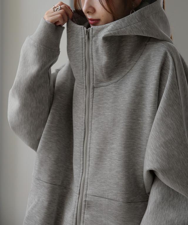 パーカー 体型カバー アウター レディース ライトアウター 一部