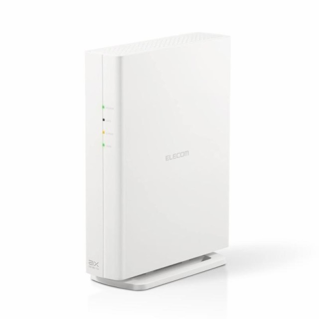 エレコム Wifi ルーター 無線LAN Wi-Fi6 11ax / 11ac IPv6対応 (IPoE) AX3000 2402+574Mbps 有線Giga 縦置き・壁掛け対応 ビームフォーミ