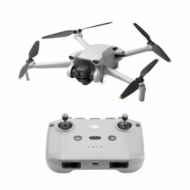 DJI Mini 3(N1送信機付き) カメラドローン 撮影 小型 リモートID対応 4K HDR動画撮影 38分飛行時間 縦向き撮影 インテリジェント機能搭載