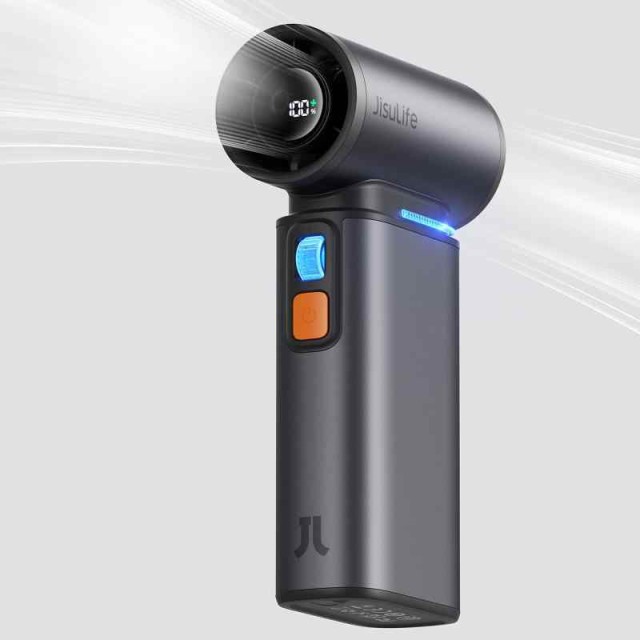 JISULIFE 2 in 1 多機能小型扇風機 (ダークグレー)の通販は