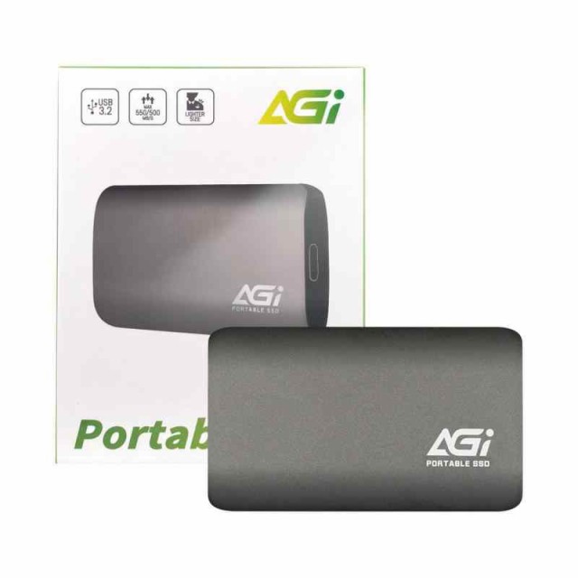 AGI ED138 ポータブル外付けSSD。 (1 TB)