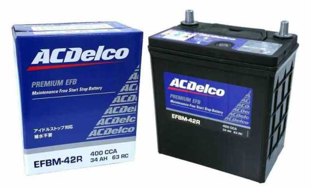 ACDelco [ エーシーデルコ ] PREMIUM EFB Maintenance Free Start Stop Battery M-42R アイドリングストップ車用メンテナンスフリーバッ