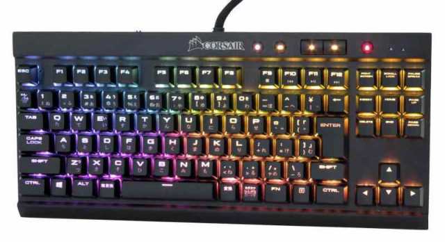 Corsair K65 RAPIDFIRE CherryMX Speed RGB COMPACT-日本語 USB ゲーミングキーボード- KB356 CH-9110014-JP