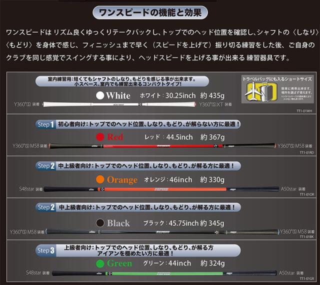 【送料無料】エリートグリップ ゴルフ ワンスピード TT1-01 練習器具_8