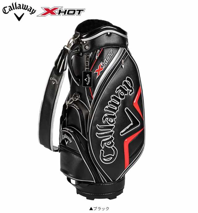 キャロウェイ ゴルフ XHOT カート キャディバッグ Callaway Xホット ゴルフバッグ ブラック【即納】