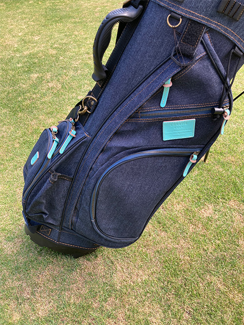 限定カラー】 ラヘラ ゴルフ L-510 デニム スタンド キャディバッグ