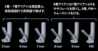 ミズノ JPX923 ホットメタルHL アイアンセット 5本組(6-P) 22 MFUSION