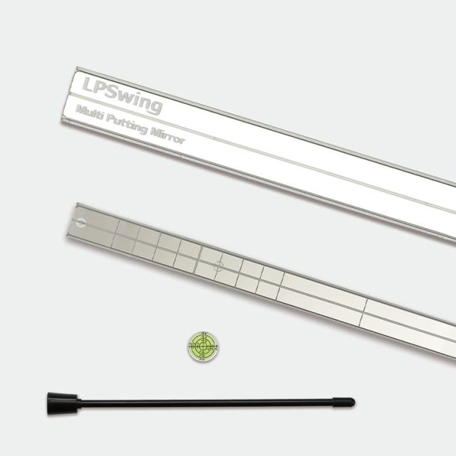 【送料無料】LPSWING マルチパッティングミラー 水平器マーカー・傾斜補助スタンドバー付属 練習器具 パター練習_14