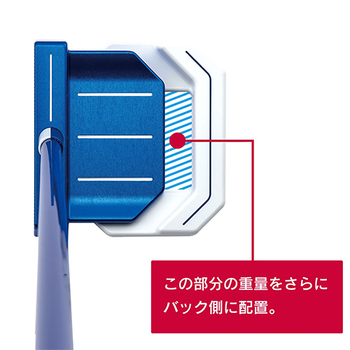 キャスコ Blue9/9 ホワイトバック WB-014 ワイドボックス パター【即納