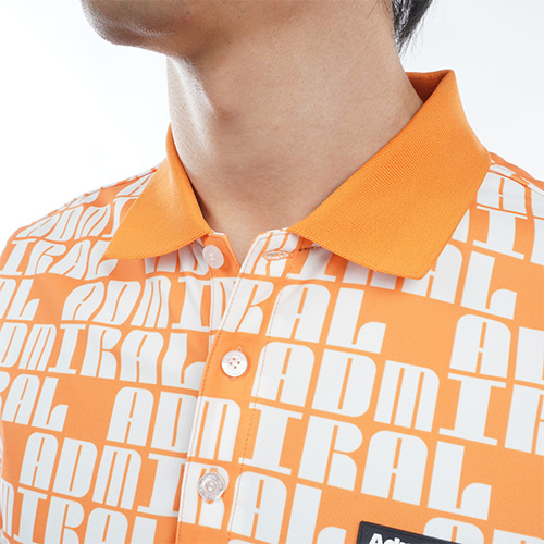 送料無料】アドミラル ゴルフ ADMA406 ロゴモノグラム 半袖 ポロシャツ