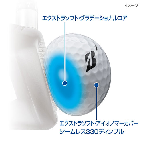 【送料無料】ブリヂストン EXTRA SOFT X5WXJ ゴルフボール 3ダース/36球【即納】