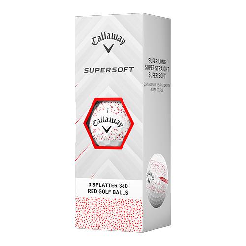 【送料無料】キャロウェイ SUPERSOFT SPLATTER 360 ゴルフボール 3ダース/36球