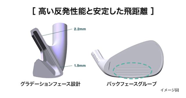 【レディース】プロギア クリスタルエッグ アイアンセット 4本組(7-P) クリスタル カーボンシャフト_6