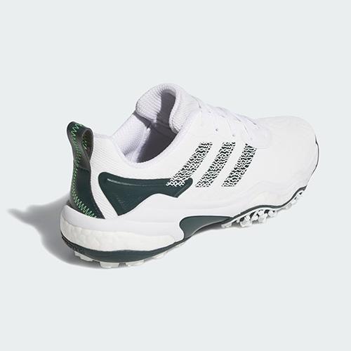 アディダス コードカオス 25 MDV41 スパイクレス ゴルフシューズ クラウドホワイト×オーロラアイビー×ライムバースト(JI4163)【即納】 アディダス コードカオス 25 MDV41 スパイクレス ゴルフシューズ